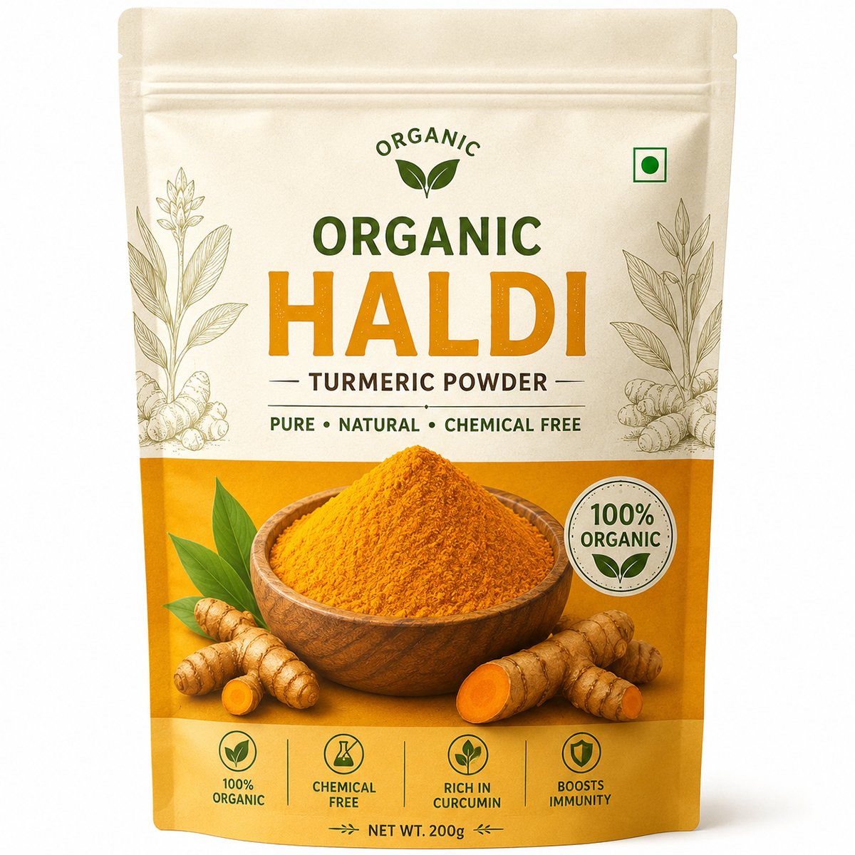 Organic Haldi - 200g
